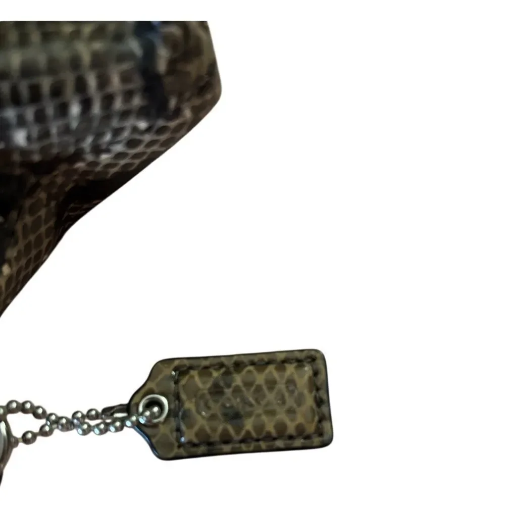 Coach Soho Embossed Exotic‎ Madison  Snakeskin Printed Wristlet